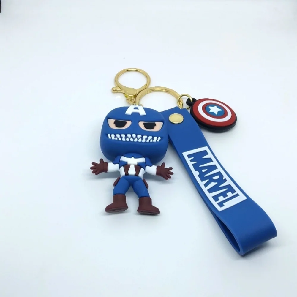Venomized captn America keychain